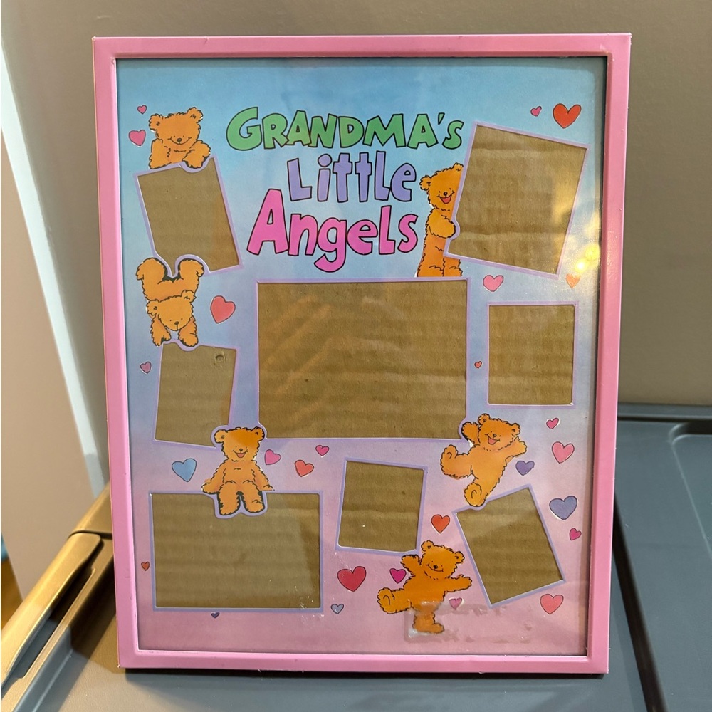 Vintage "Grandma's Little Angels" Photo Frame